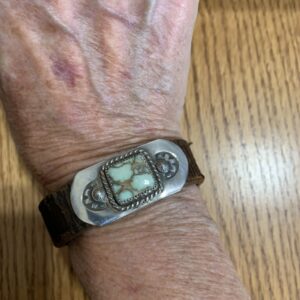 Men’s Sterling Silver Repousse Brayclet