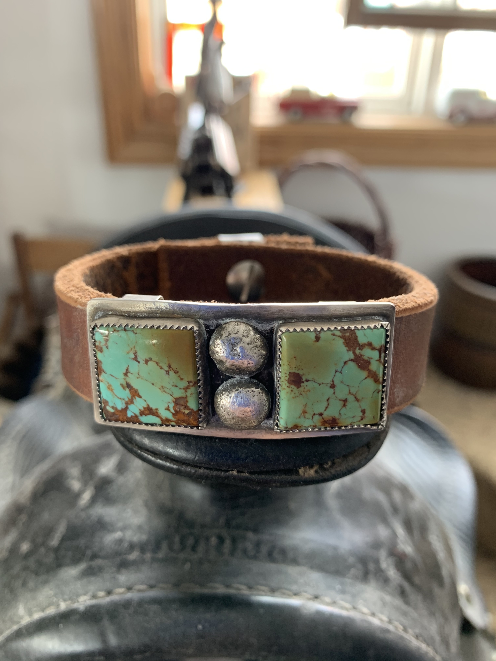 Pilot Mountain men's turquoise cuff
