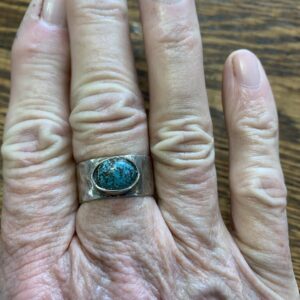 black Widow turquoise ring