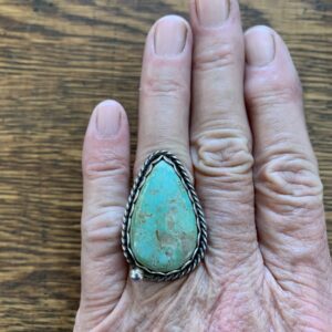 Royston ring with sterling silver ball